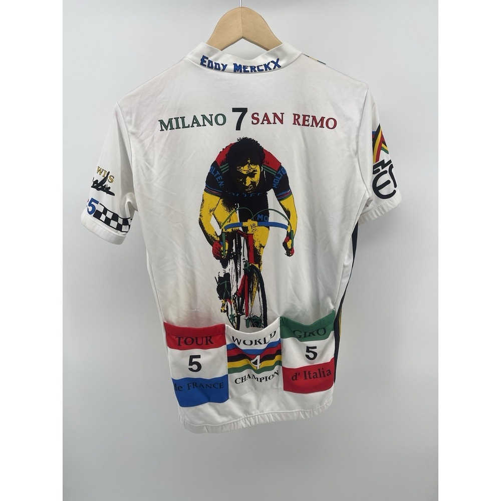 VTG Giordana Eddy Merckx Tour De France Cycling Jersey Mens Rare L ITALY